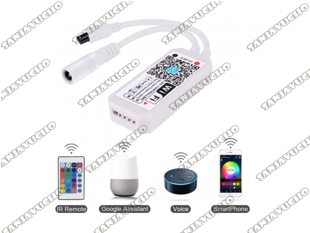 &u+ CONTROLADORA LUCES LED BLUETHOOT + CONTROL 2 SALIDAS (9001E)